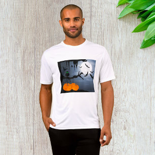 Spooky Halloween Night Scene T Shirt