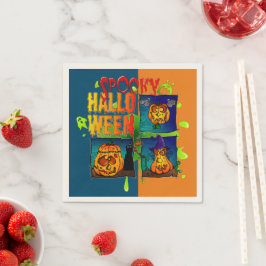 Spooky Halloween Pappersservett