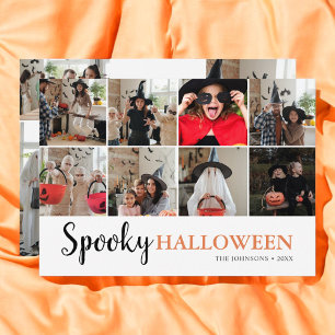 Spooky Halloween Photo Kort