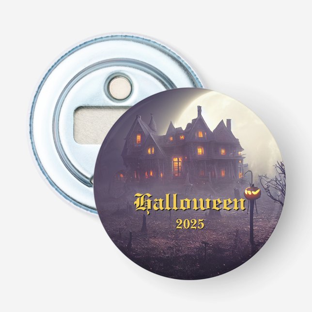 Spooky Halloween Pin Flasköppnare (Framsidan)