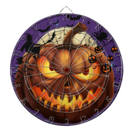 Spooky Halloween Pumpkin Dartboard Darttavla
