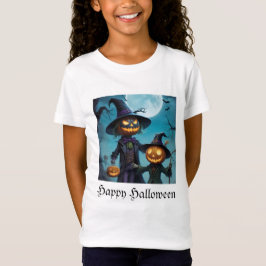 Spooky Halloween Pumpkin Duo T Shirt