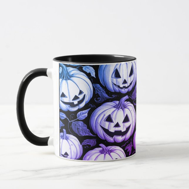 Spooky Halloween Pumpkin Mugg (Vänster)