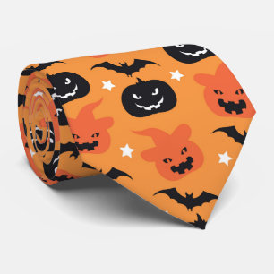 spooky Halloween-pumpor i mönster Slips