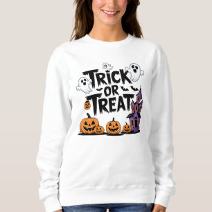 Spooky Halloween roligt med spöken och pumpor T Shirt