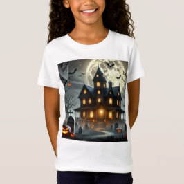 Spooky Halloween-scenens t-shirt-design T Shirt