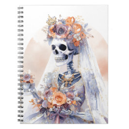 Spooky Halloween Skeleton bärbar dator Anteckningsbok