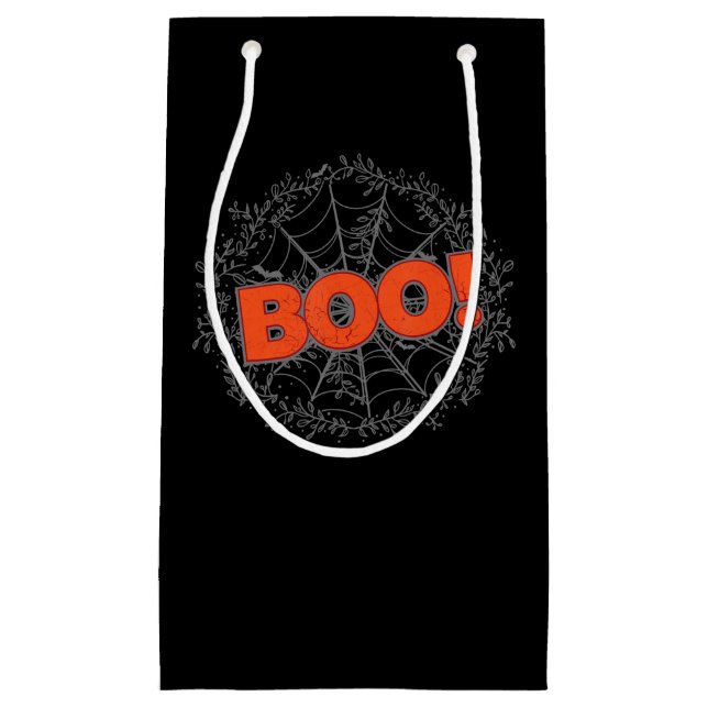 Spooky Halloween Spindelnät Boo Gift Idea (Framsidan)