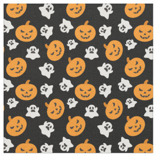 Spooky Halloween Spöken & Jack o lantern Tyg
