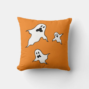 Spooky Halloween Spöken Throw Cushion Kudde