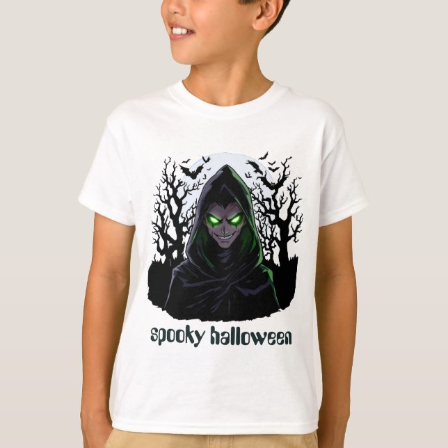Spooky Halloween T Shirt (Framsida)