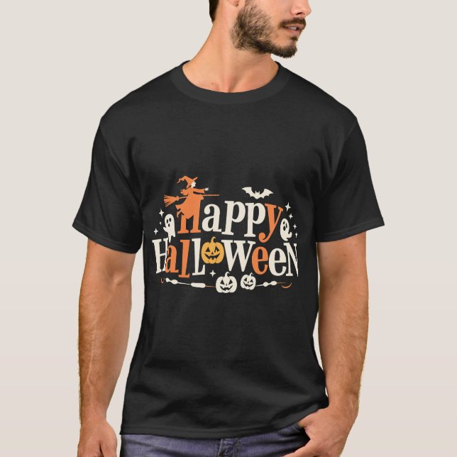 Spooky Halloween T-Shirt (Framsida)