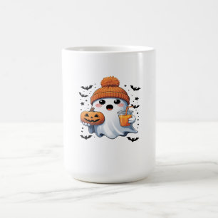 Spooky Halloween T-Shirt - Roligt- och bildgrafik, Kaffemugg