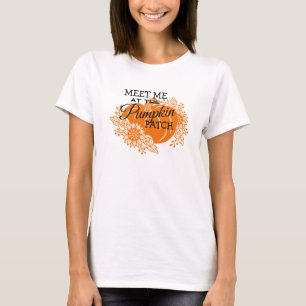Spooky Halloween Tee, träffa mig på Pumpkin Patch T Shirt