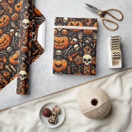 Spooky Halloween-tema Tile Presentpapper