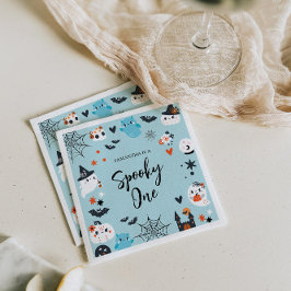 Spooky Halloween Theme Birthday Pappersservett