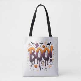 Spooky Halloween Tote Bag | Roligt Bus eller godis Tygkasse