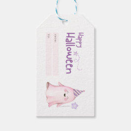 Spooky Halloween Treat-etikett Presentetikett