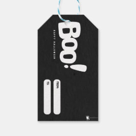 Spooky Halloween Treat Label Presentetikett