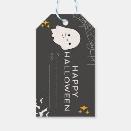 Spooky Halloween Treat Label Presentetikett
