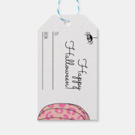 Spooky Halloween Treat Label Presentetikett