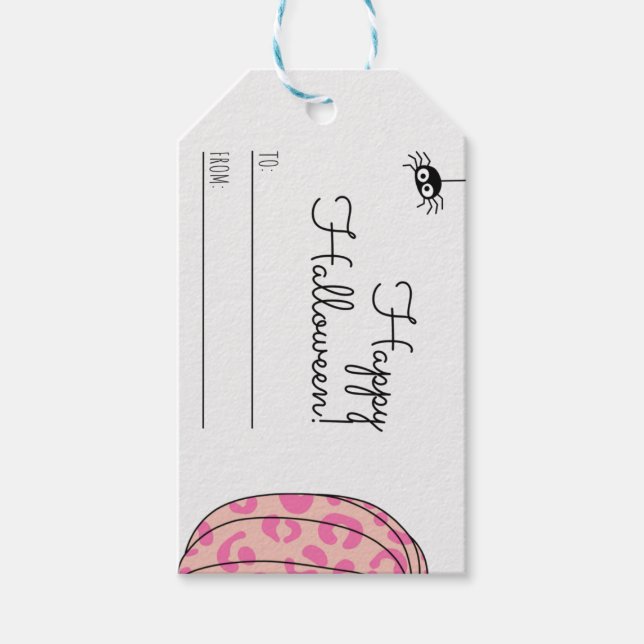 Spooky Halloween Treat Label Presentetikett (Framsidan)