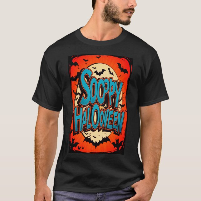 Spooky Halloween Tshirt T Shirt (Framsida)