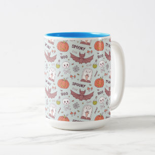 Spooky Halloween Två-Tonad Mugg