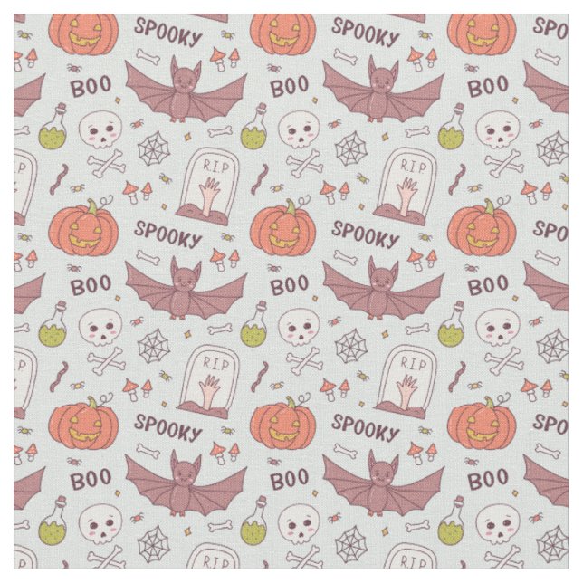 Spooky Halloween Tyg (Närbild)