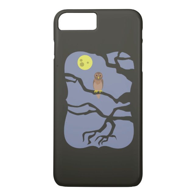 Spooky Halloween Uggla Case-Mate iPhone Skal (Baksida)