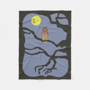 Spooky Halloween Uggla Fleecefilt
