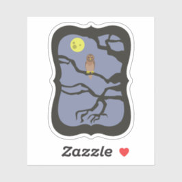 Spooky Halloween Uggla Klistermärken