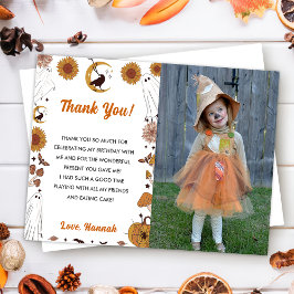 Spooky Halloween Vintage Photo Tack Kort