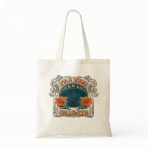 Spooky Halloween Vintage Stil Art Tote Bag