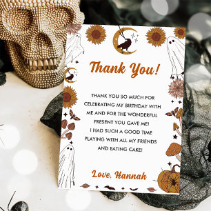 Spooky Halloween-Vintage Tack Kort