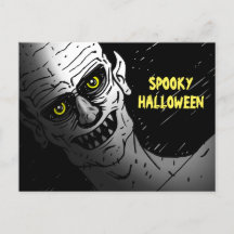 Spooky halloween-vykort