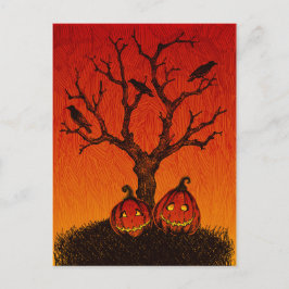 Spooky Halloween-vykort Vykort