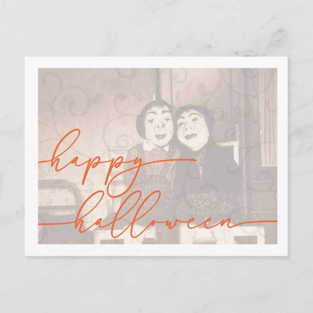 Spooky Halloween-vykortsmall Vykort (Framsida)