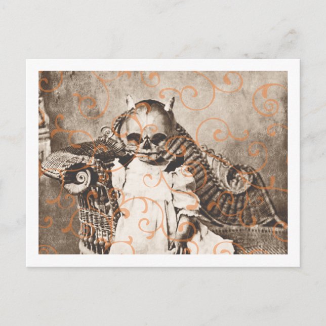 Spooky Halloween-vykortsmall Vykort (Framsida)