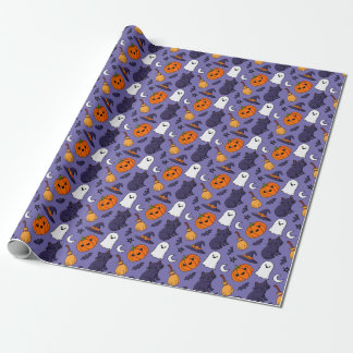 Spooky Halloween Wrapping Papper Presentpapper