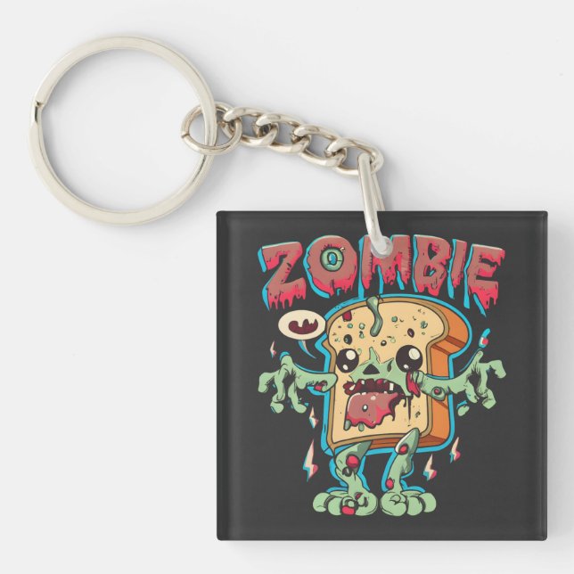 Spooky Halloween Zombie Toast Funny Halloween Gift (Framsidan)