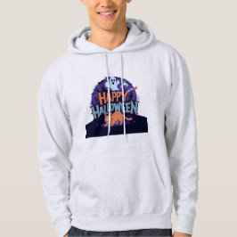 Spooky Hälsning T-Shirt: Happy halloween Hoodie