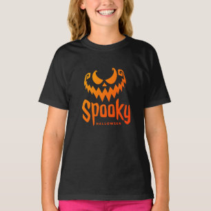 Spooky Happy halloween Costume för tjejer T-Shirt