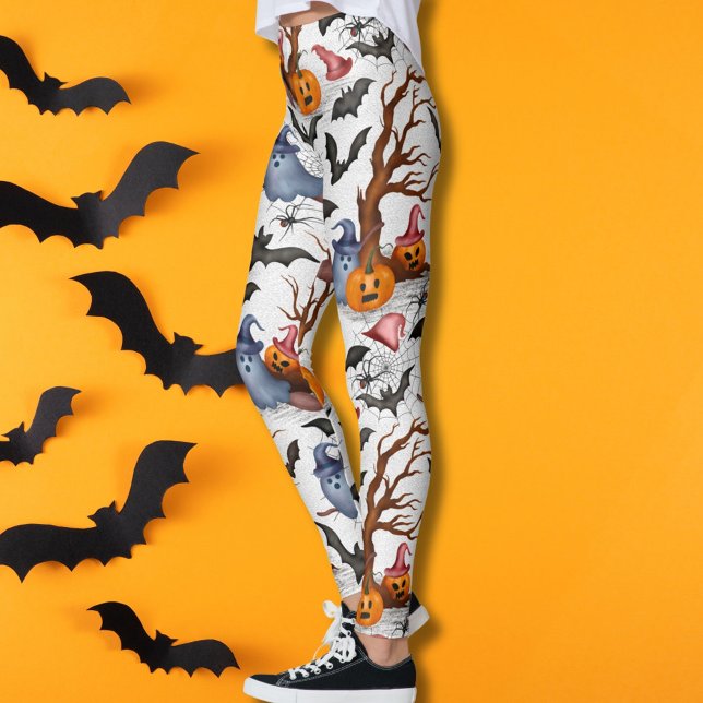 Spooky Happy halloween Costume Leggings (Skapare uppladdad)