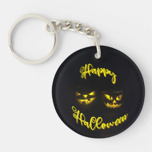 Spooky Happy halloween eerie gult pumpor