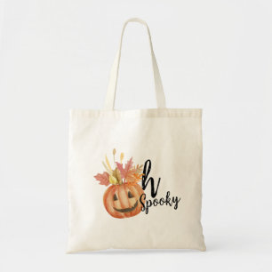 Spooky! Happy halloween Pumpkin Tygkasse