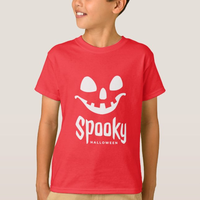 Spooky Happy halloween T-Shirt (Framsida)