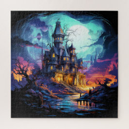 Spooky Hauned Dwelling under a Fullt Pussel