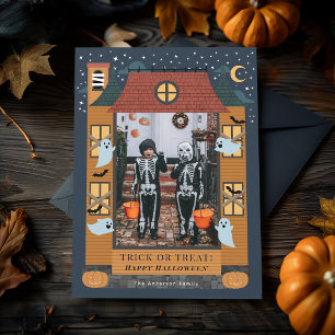 Spooky Haunted House Halloween Photo