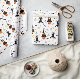 Spooky Haunted House Halloween Presentpapper